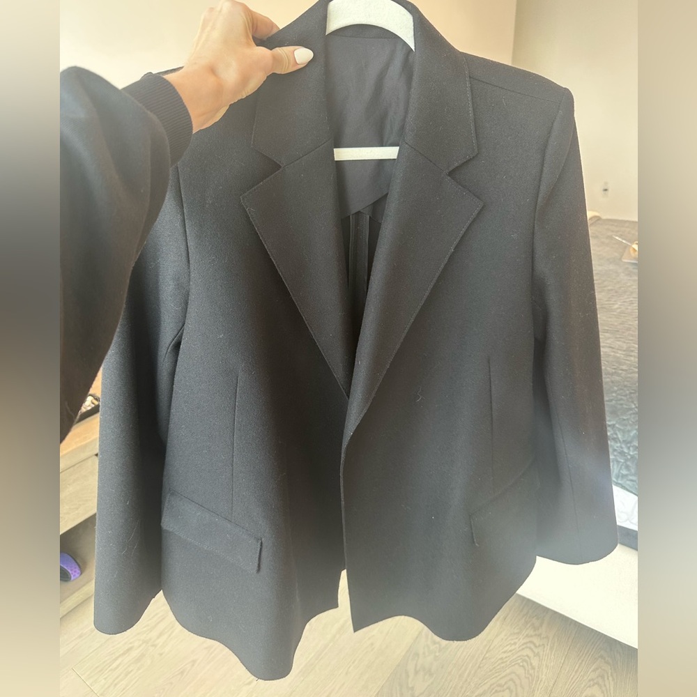 Toteme Bonce Jacket Coat XS Black